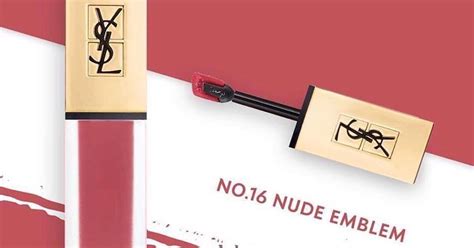 Review son kem YSL Nude Emblem hồng đất nữ tính nhất websosanh vn