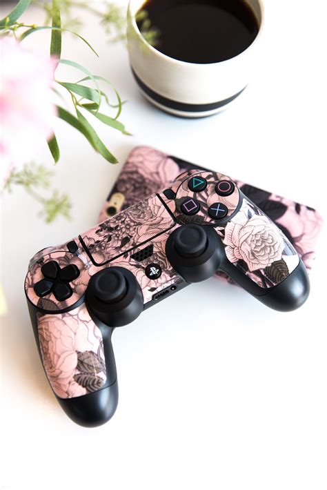 Rose Quartz Floral #playstation Gaming Skin. Explore Skinit's Rose ...