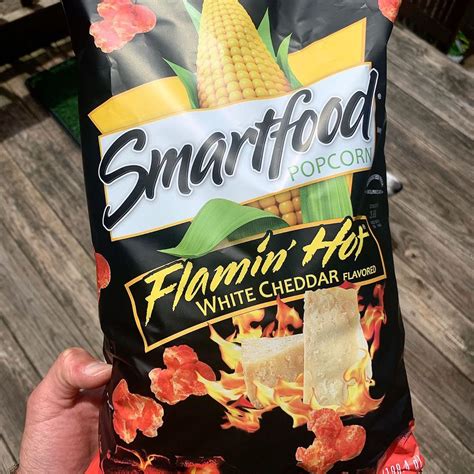 Smartfood Flamin Hot White Cheddar Popcorn Ps Food
