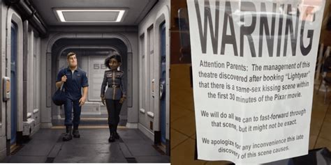 Movie Theater Removes Sign Warning Parents Of Same Sex Kiss In Lightyear Amid Backlash