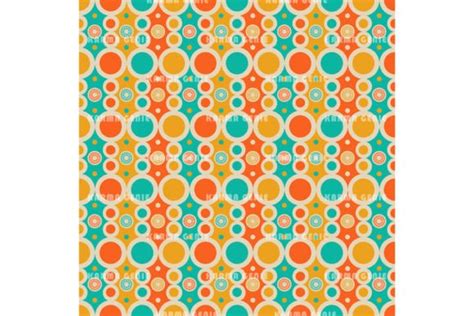 Retro S Orange Yellow Green Pattern Graphic By Karma Genie