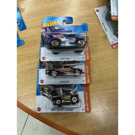 Hot Wheels HW Hot Trucks Rennen Rig Toyota Tacoma Toond Chevy Limited Grip Power