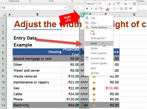 How To Insert Delete Columns Rows And Cells In Microsoft Excel 2016 Riset