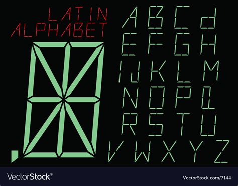 digital indicator royalty  vector image vectorstock