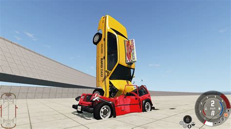 Simulated Car Crash Videos