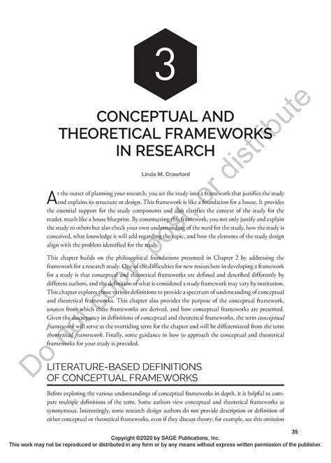 Conceptual And Theoretical Frameworks In Research 35 A T The Outset Of Planning Your Research