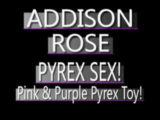 Amateur Adventures Addison Rose Pink Purple Pyrex Pantyhose Play PS3 FORMAT 720 X 480 SIZED