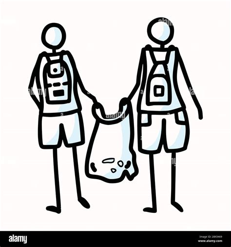 Beach Clean Up Clip Art Black And White
