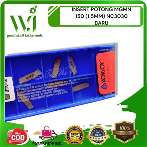 Insert Potong MGMN 150 200 300 NC3030 Insert 1 5mm 2mm Cocok Untuk