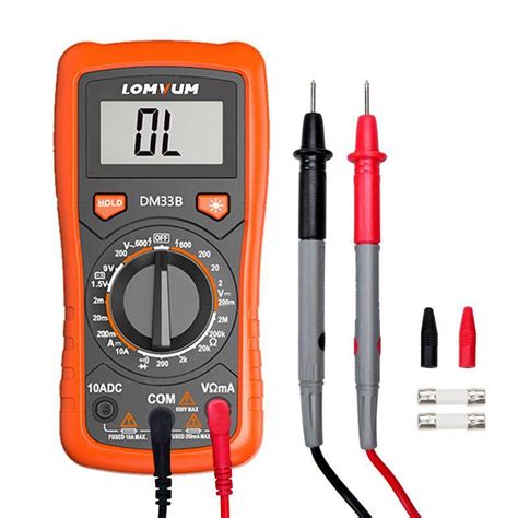 Lomvum Ncv Digital Multimeter Counts Auto Ranging Ac Dc Voltage