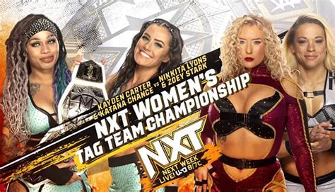 Women S Tag Team Title Match More Set For Next Week S WWE NXT 411MANIA