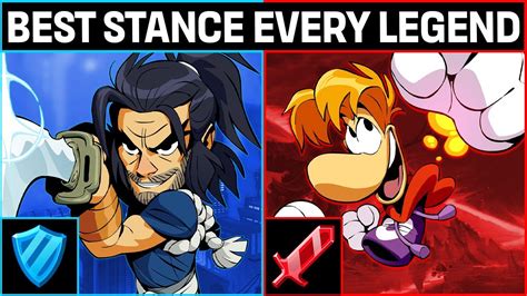 The BEST STANCE For Every Brawlhalla Legend 2024 YouTube