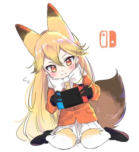 An Anime Character With Long Blonde Hair And Gloves