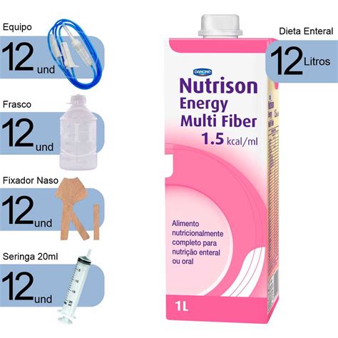 Dieta Enteral Hipercalorica E Hiperproteica - Dieta Enteral Nutrison Energy Multi Fiber 1.5 kcal 1000ml com ...