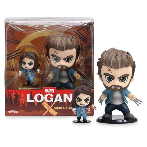 Logan And X Cosbaby Bobble Head Figure Set By Hot Toys Logan Is Here Now Dis Merchandise News