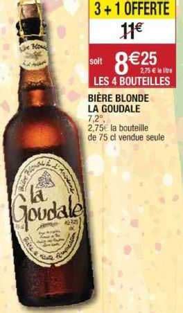 Promo Bi Re Blonde La Goudale Chez Cora Icatalogue Fr