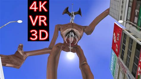 【mmd Vr180】siren Head Walkingサイレンヘッド 歩行 Youtube