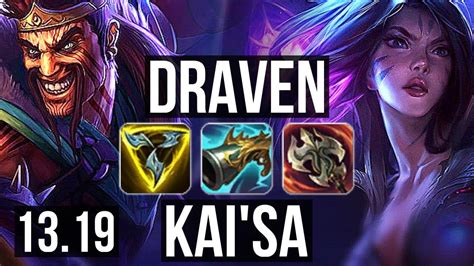 DRAVEN Thresh Vs KAI SA Bard ADC Penta 13 1 2 2 5M Mastery