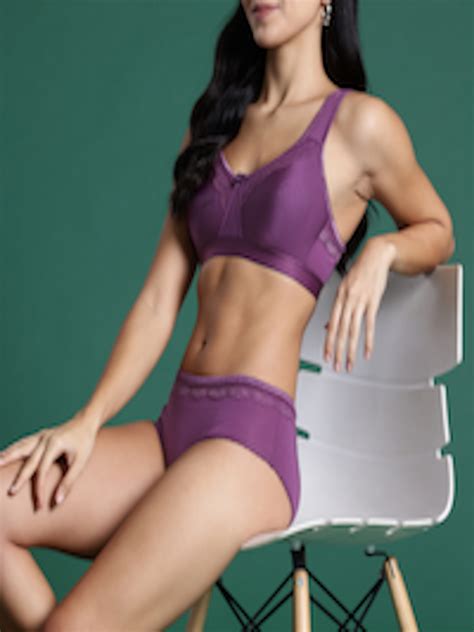 Buy DressBerry Non Padded Lingerie Set With Lace Detail Lingerie Set For Women Myntra
