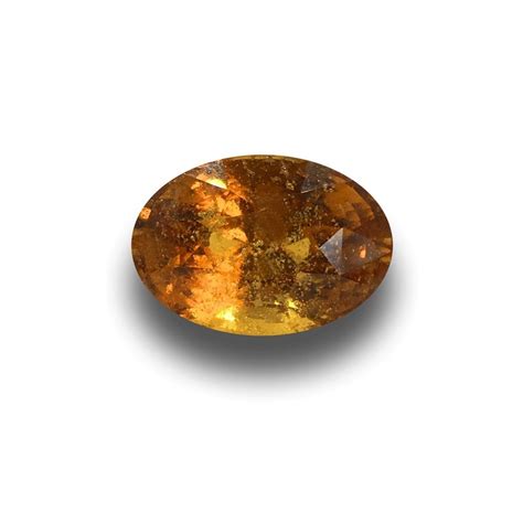 Golden 4 Carat Natural Hessonite Garnet 7x5 Mm 80 Mg At Rs 50carat