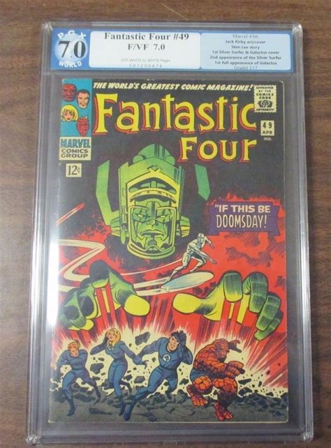 comicsvalue.com - FANTASTIC FOUR #49 PGX 7.0 First Silver Surfer ...