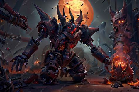 Premium AI Image | 3D Animation mystifying tableau lies Monster