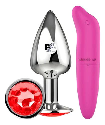 Kit Vibrador Ponto G Liso Plug Anal P J Ia Na Base Mercadolivre