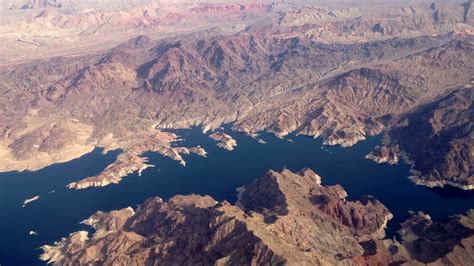 Aerial View Flying Over Lake Mead Stock Footage SBV-300231891 - Storyblocks