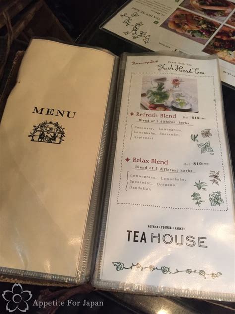 Aoyama Flower Market Tea House Appetite For Japan