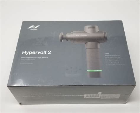 New Hyperice Hypervolt 2 Percussion Massage Device Grey 5320003800 Sealed 810050280495 Ebay