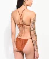 Damsel Nancy Silky Amber High Leg Bikini Bottom Vancouver Mall