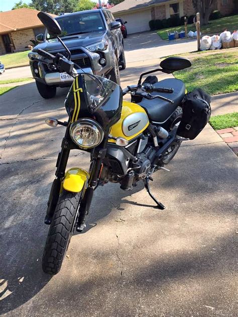 Puig Naked Windscreen Saddle Bags Ducati Scrambler Forum