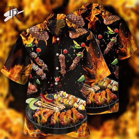 BBQ Hot Fire Hawaiian Shirt Torunstyle