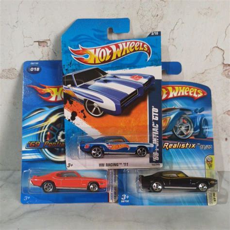 Jual Hot Wheels 69 Pontiac GTO Shopee Indonesia