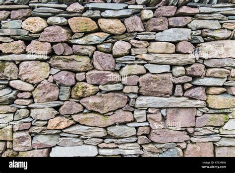 Dry Stone Wall Stock Photo Alamy