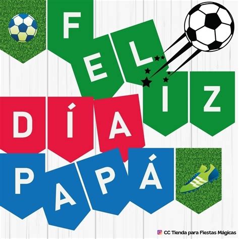 Kit Imprimible Día Del Padre Fútbol