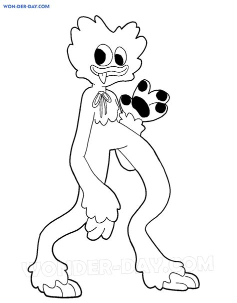 Disegni Da Colorare Di Huggy Wuggy Wonder