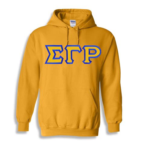 Sigma Gamma Rho Custom Twill Hooded Sweatshirt Sale 4500 Greek Gear®