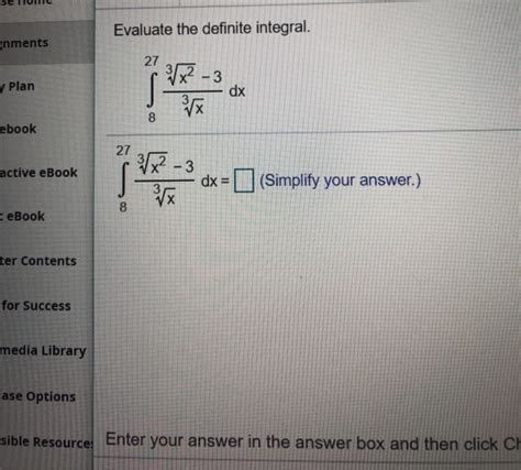 Solved Evaluate The Definite Integral Integral From Chegg