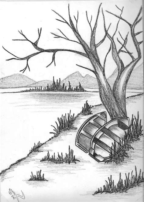 Simple Black And White Drawings at PaintingValley.com | Explore ...