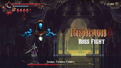 Blasphemous Boss Fight Gameplay Svsona Fermosa Fembra Boss