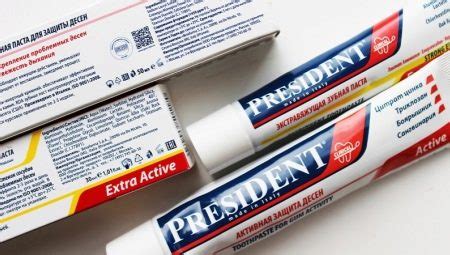 Зубная паста PresiDENT: Active и линейка Pure, отбеливающая и детская ...