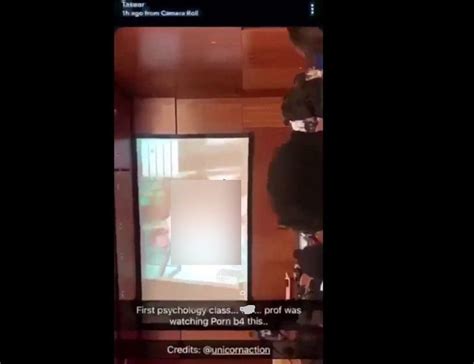 Professor Accidentally Plays Porn Clip During Introductory Lecture At University Trending