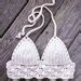Debbie Crochet Bikini Crop Top Made To Order Etsy