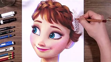 How To Draw Frozen Anna