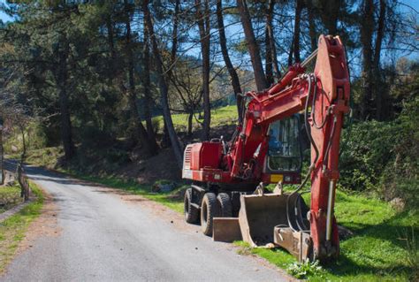 4600 Red Backhoe Stock Photos Pictures And Royalty Free Images Istock
