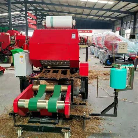 Hay Electric Baler Wrapper Full Automatic Mini Hay Bale Wrapper For