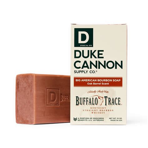 Duke Cannon Buffalo Trace Big American Bourbon Soap Oak Barrel