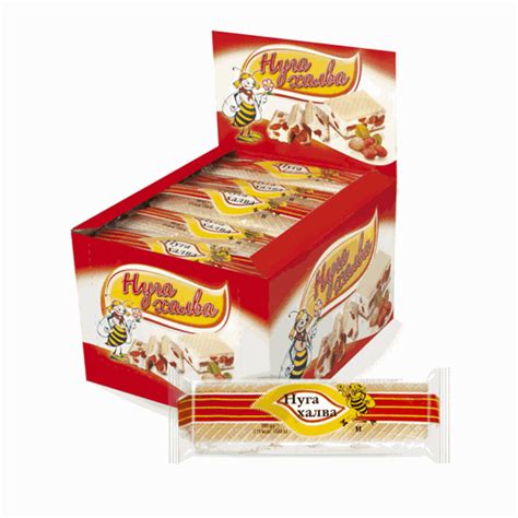 Alex Export. НУГА ХАЛВА МИА 80ГР.*20БР. ЧЕРВЕНА - ЦЕНА ЗА КУТИЯ