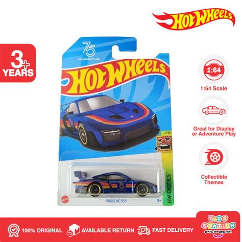 Hot Wheels Porsche 935 Blue 75th Toyzstatioon Shopee Malaysia